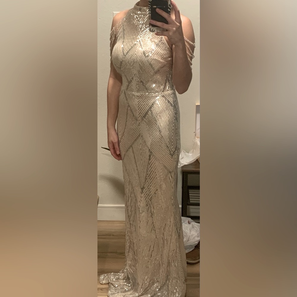 Silver Formal Dress
